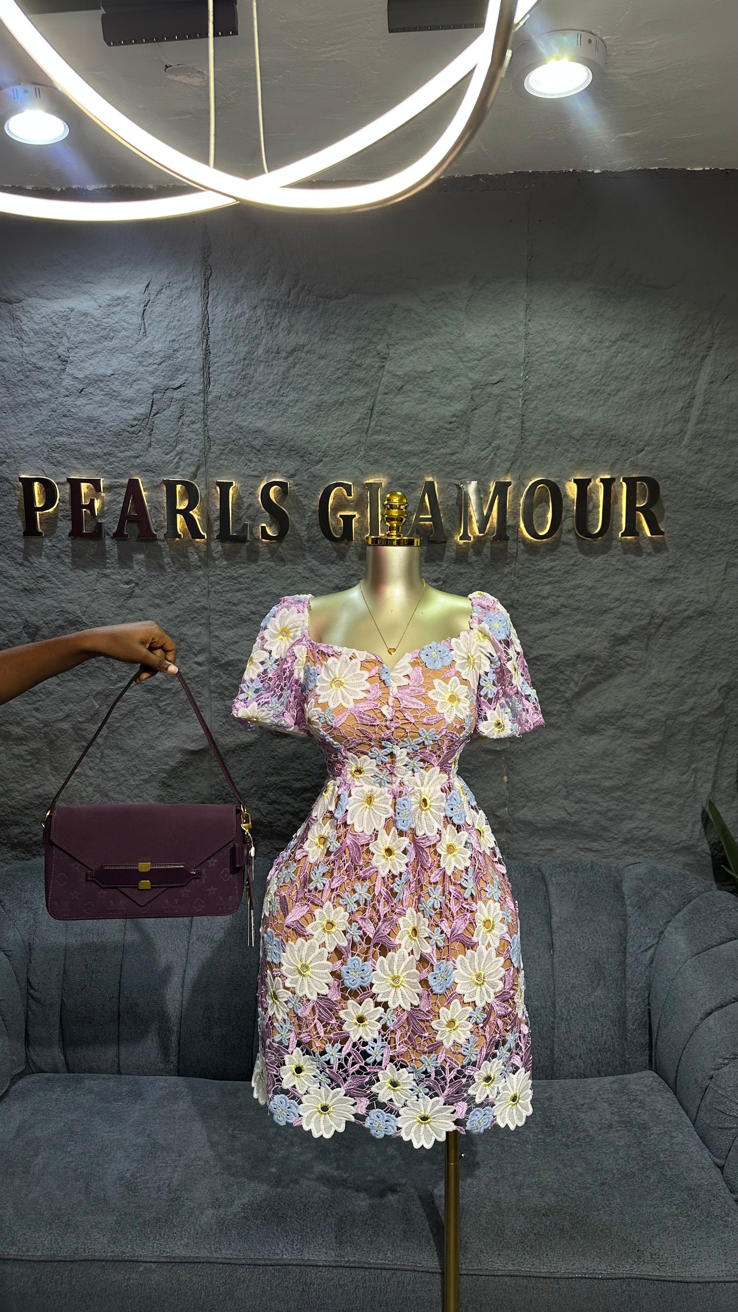 Noir pastel dress D0583