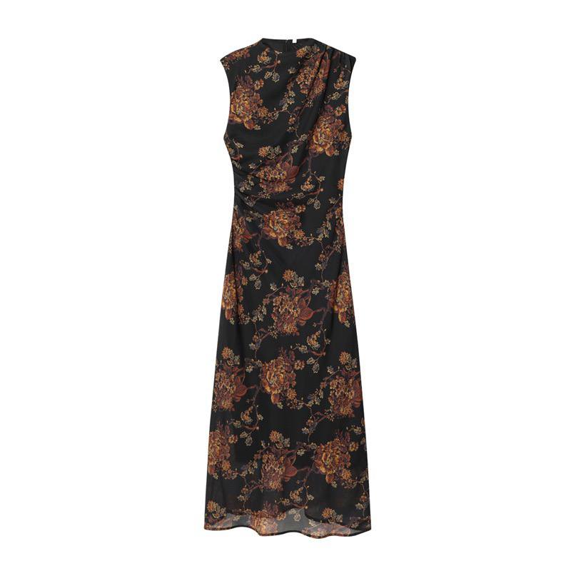 Petal multicolor dress D0775