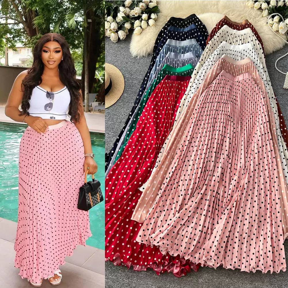 Velvet maxi skirt S029