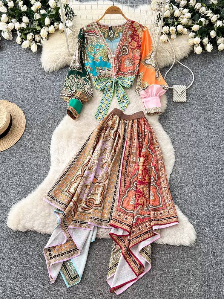Resort style printed set 2p240