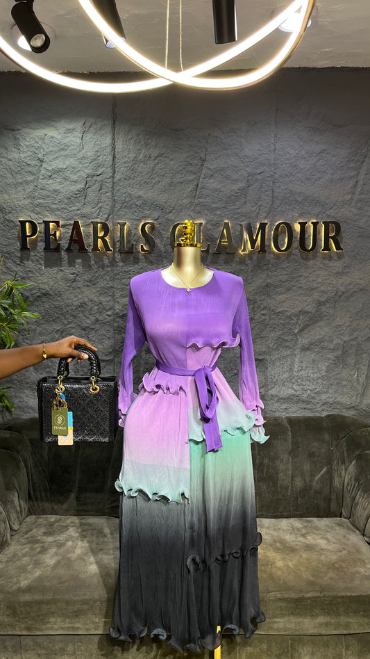Violet dress D0491