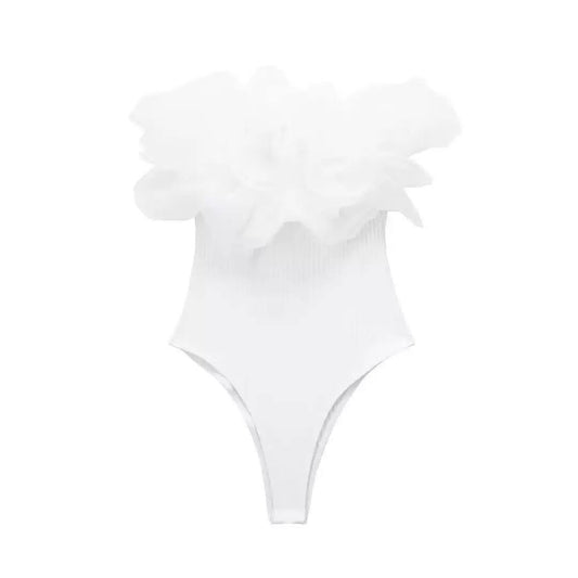 Rose ruffles  top  T0894