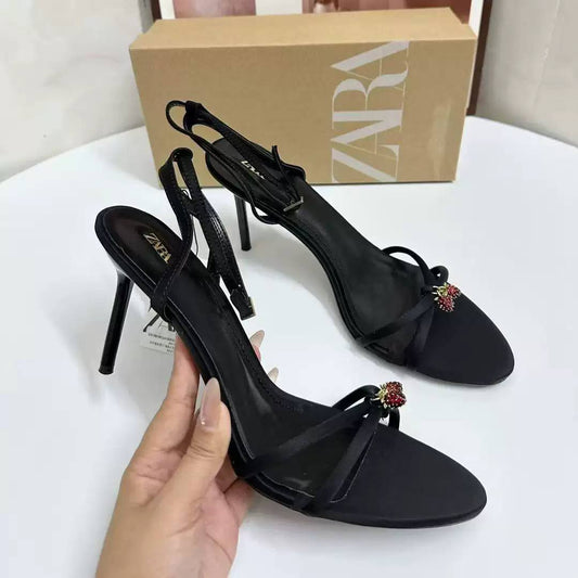 Velvet Berry Heels H0480