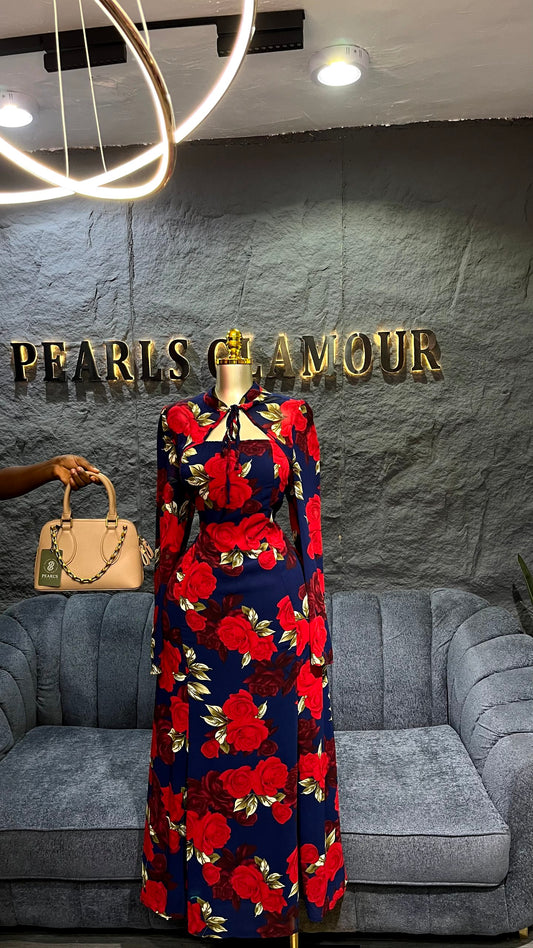 Floral dress D0574
