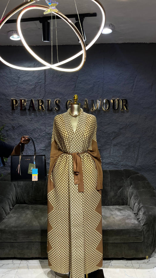 Luxe miyaki dress D0426
