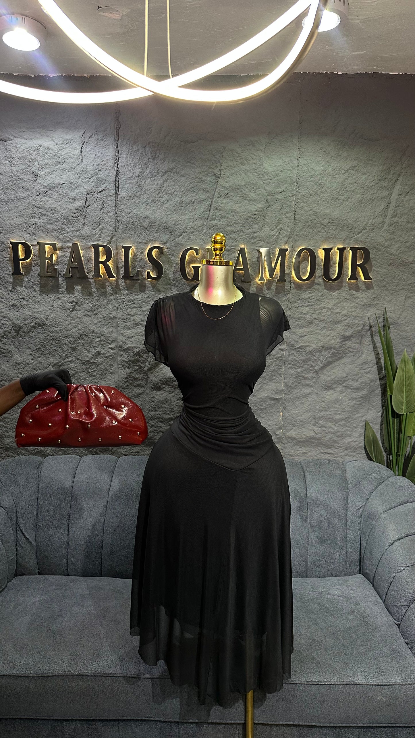 Net dress D0786