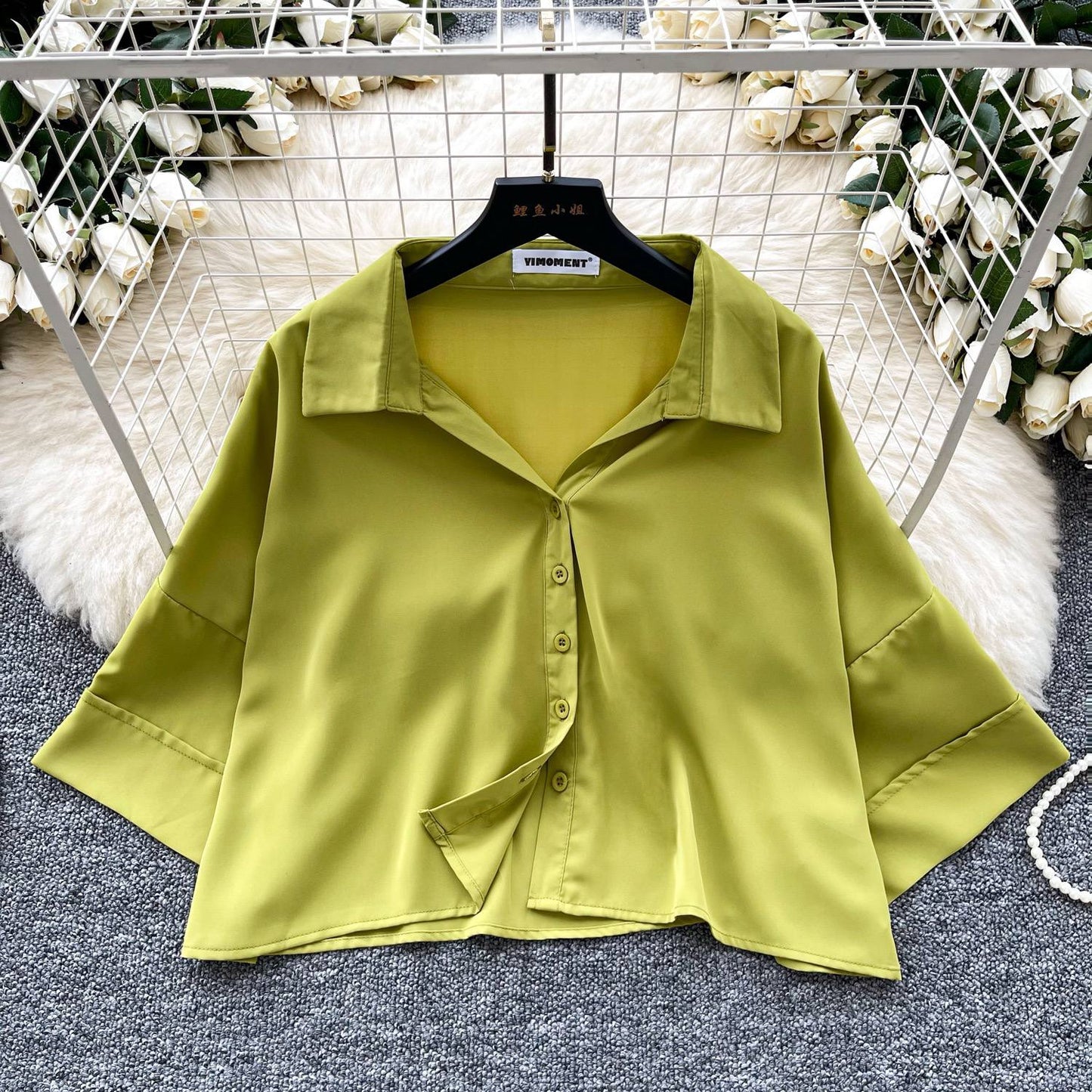 Minimalist colar top T0998