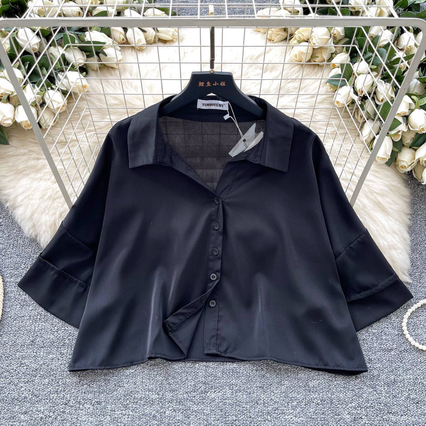 Minimalist colar top T0998