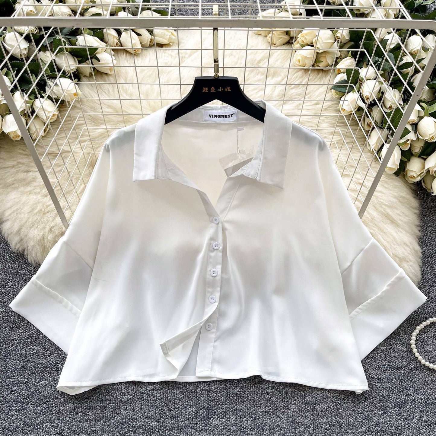 Minimalist colar top T0998