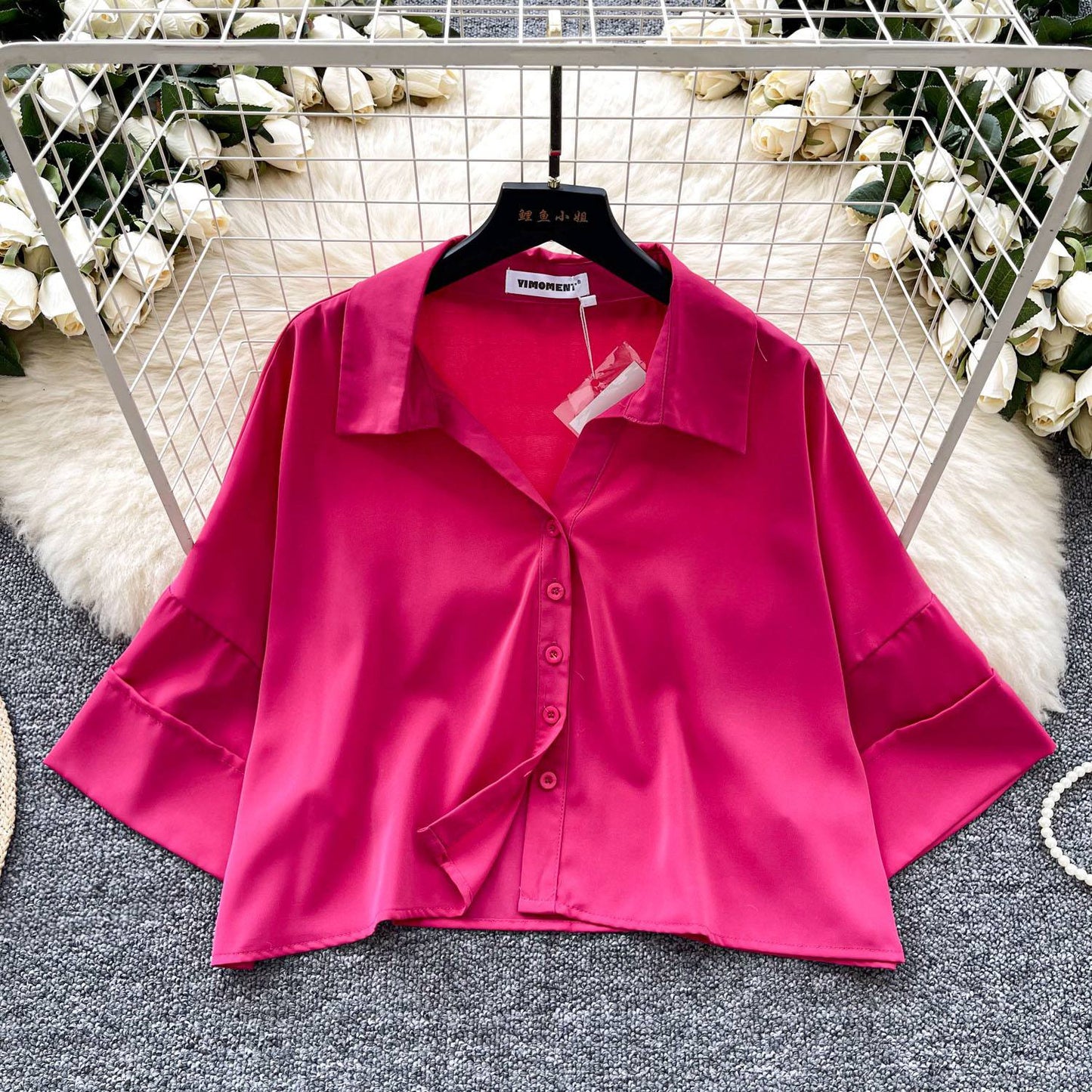 Minimalist colar top T0998