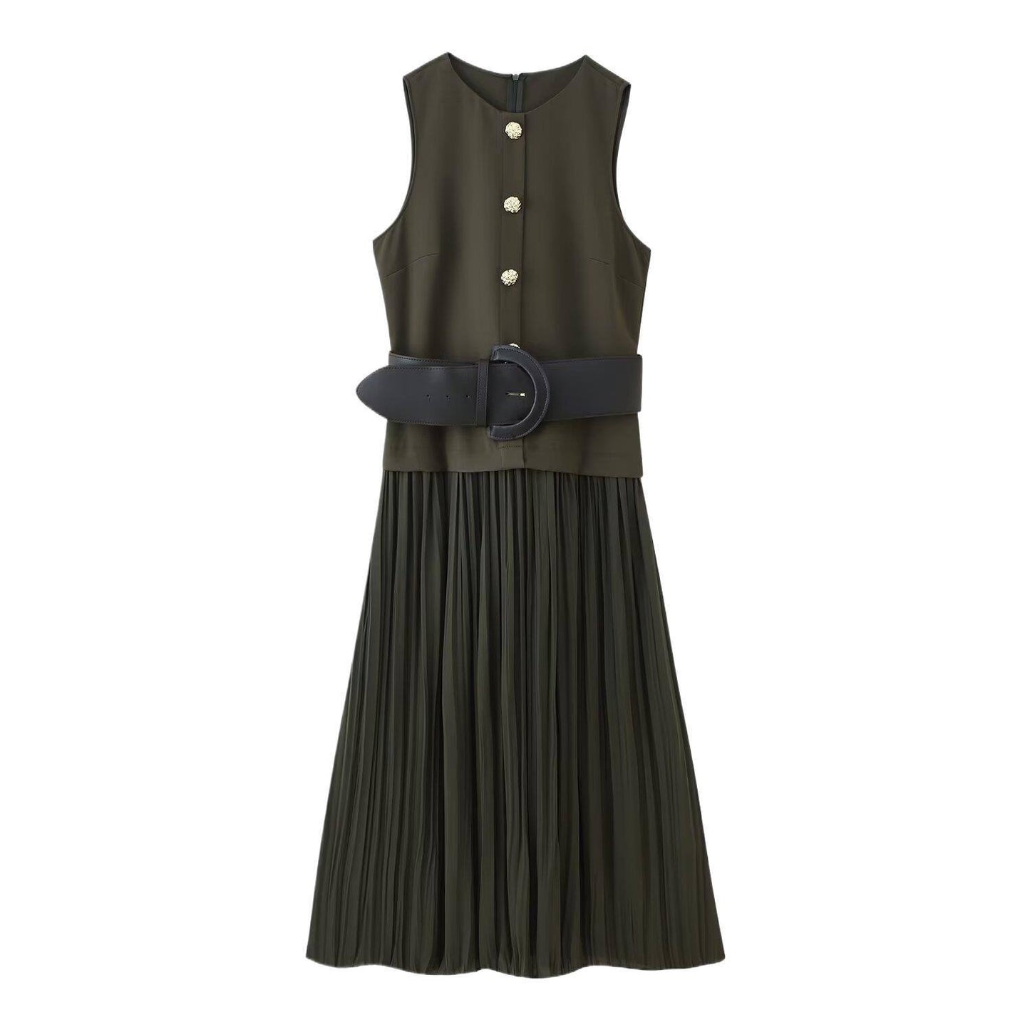 Isadora belt dress D0834