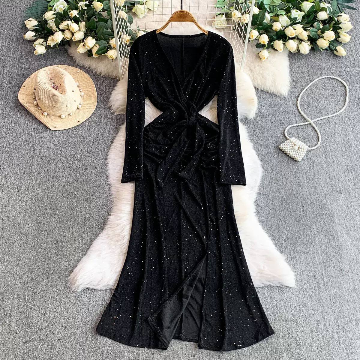 Glitter dres D0830