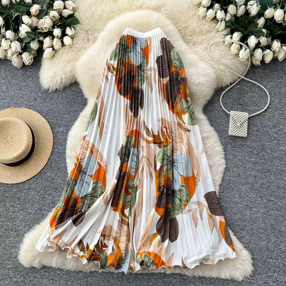 Pleated skirt S028