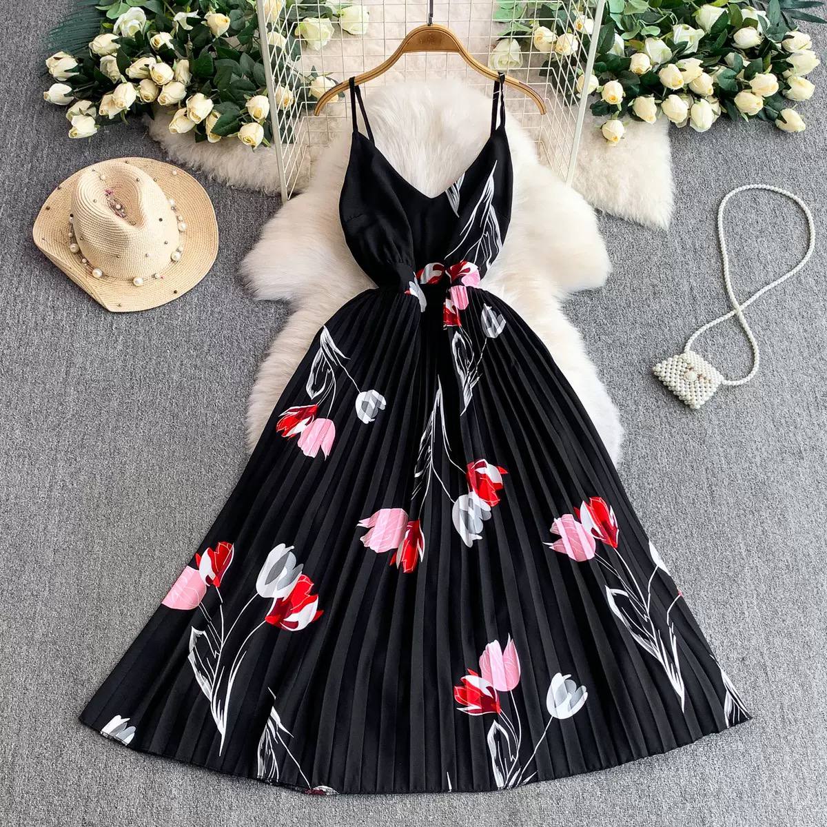 Floral dress D0817