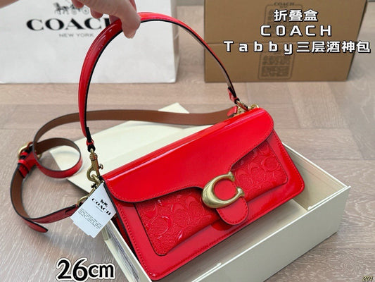 Big Red coach bag b371