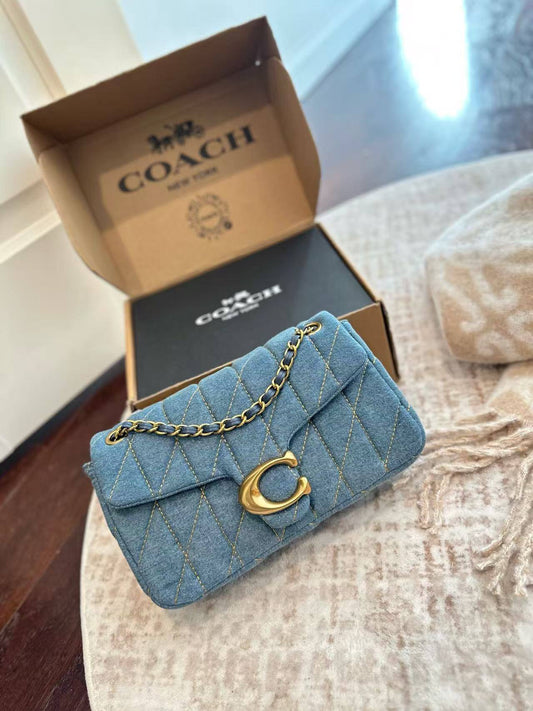 Blue plain bag b368