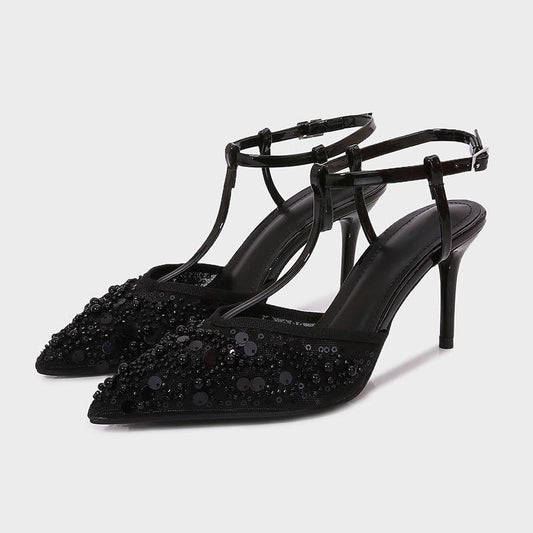 Beaded heel H0508