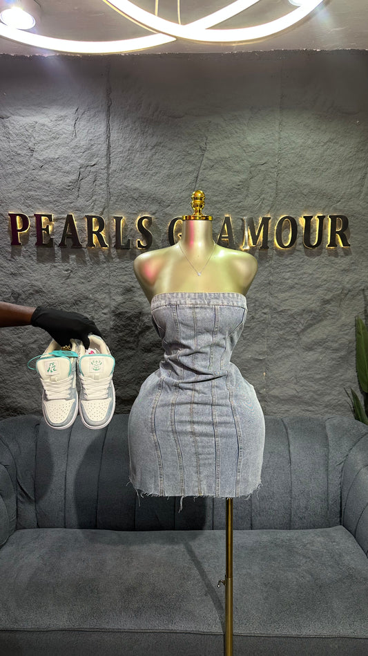 Jean dress D0808