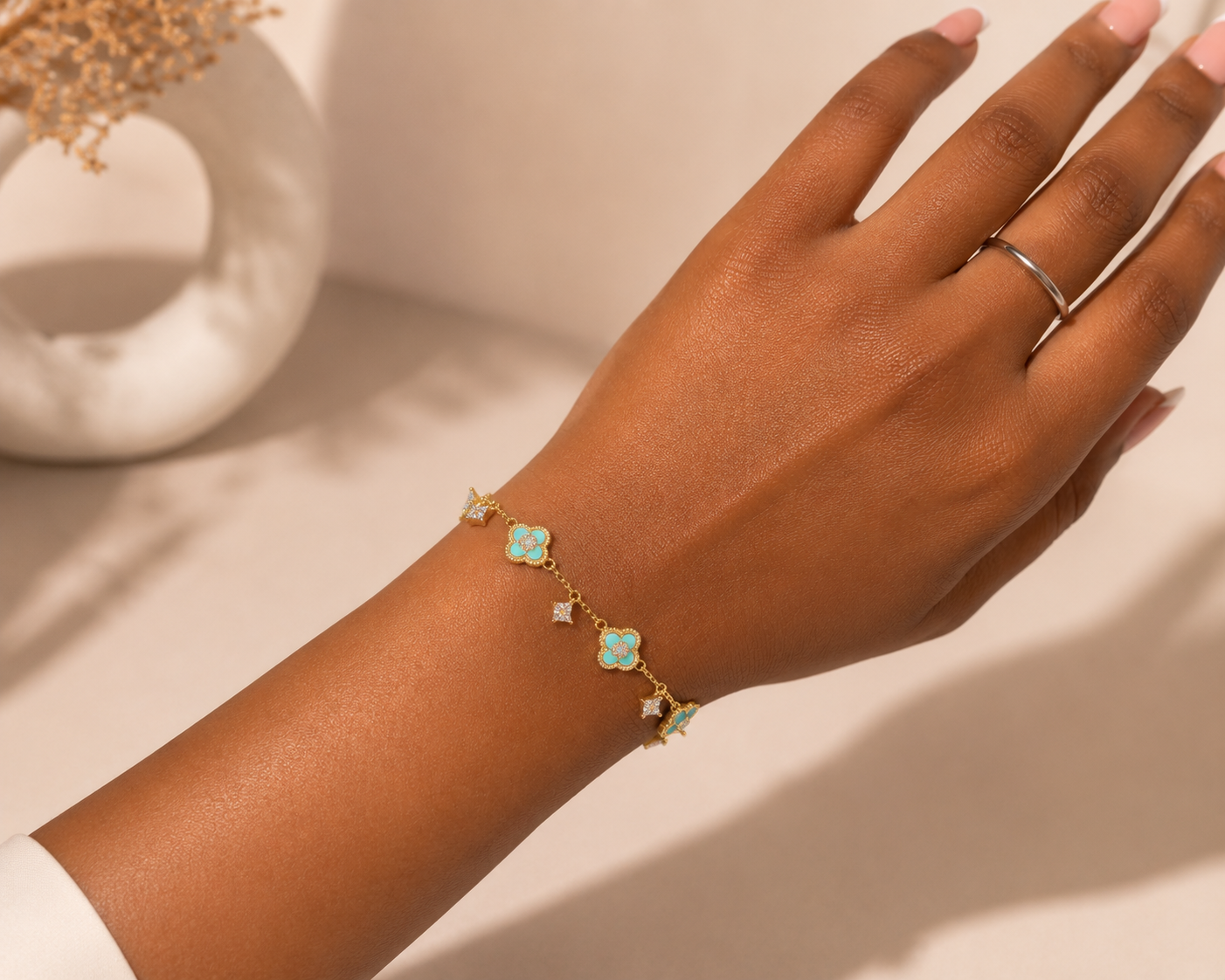 Blue design bracelet jw0225