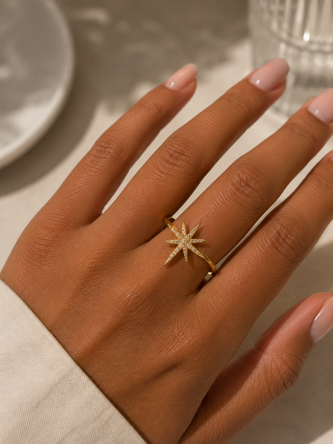 Star ring R009