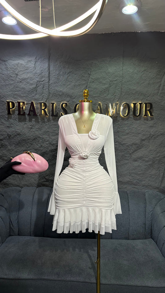 Sexy v neck dress d0882