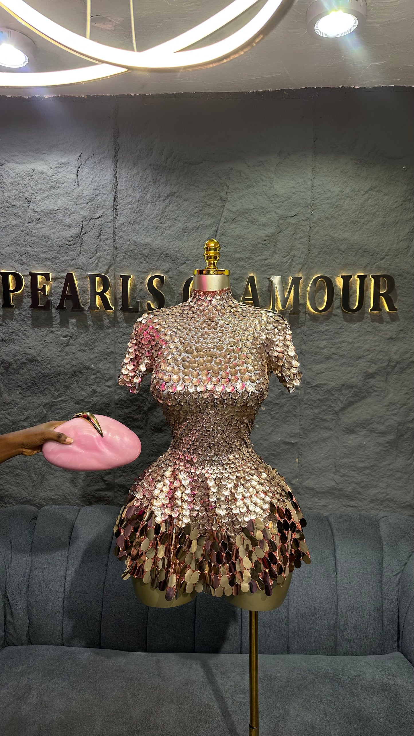 Scale dress D01059