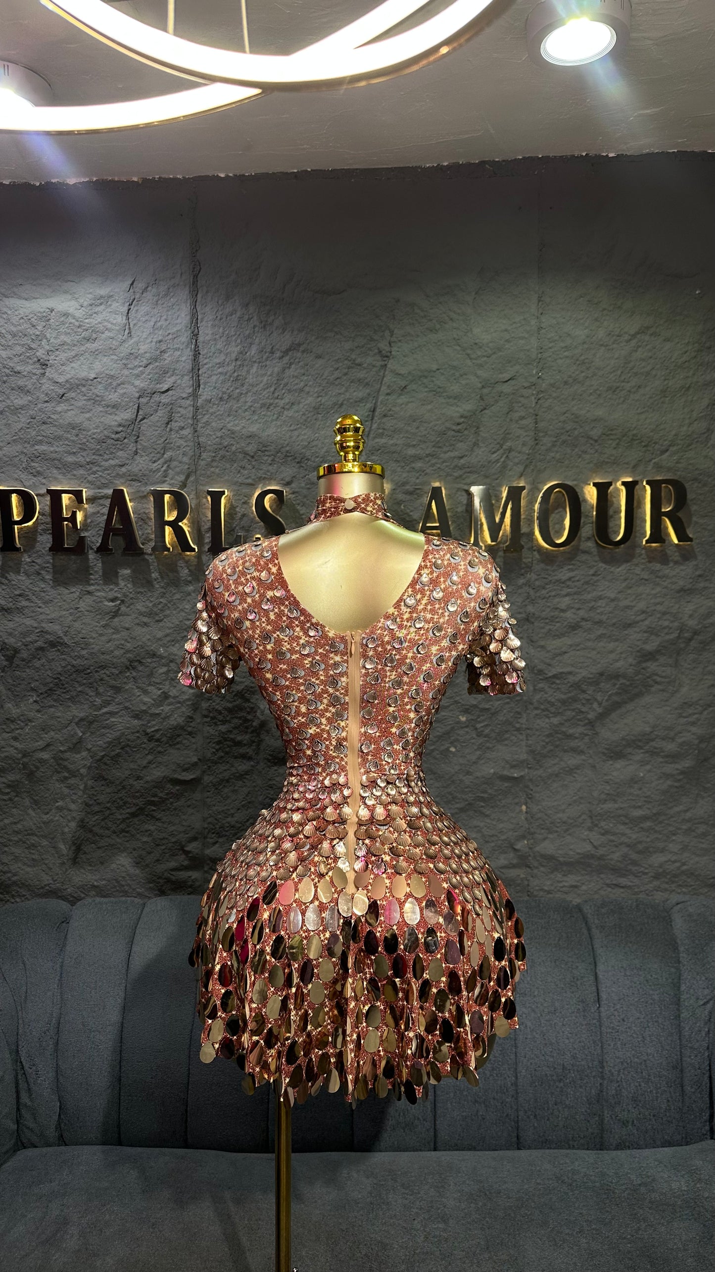 Scale dress D01059