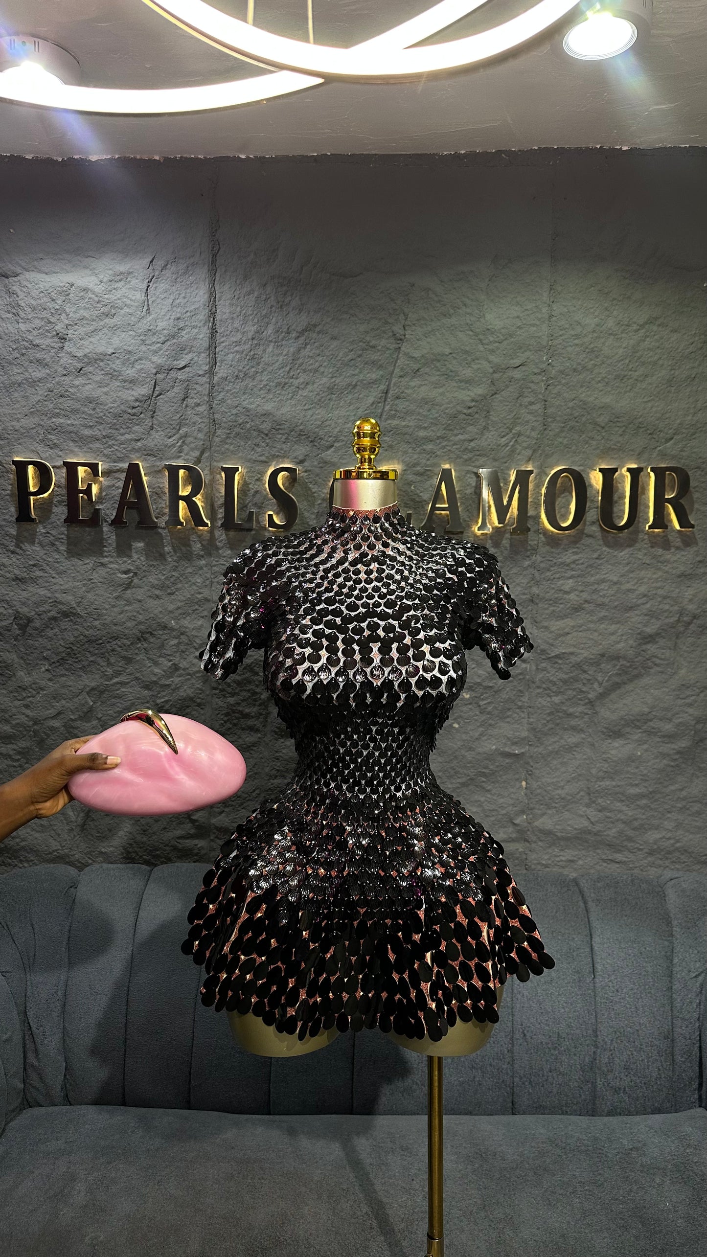 Scale dress D01059