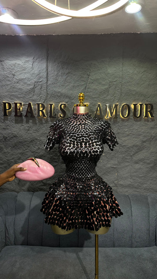 Scale dress D01059