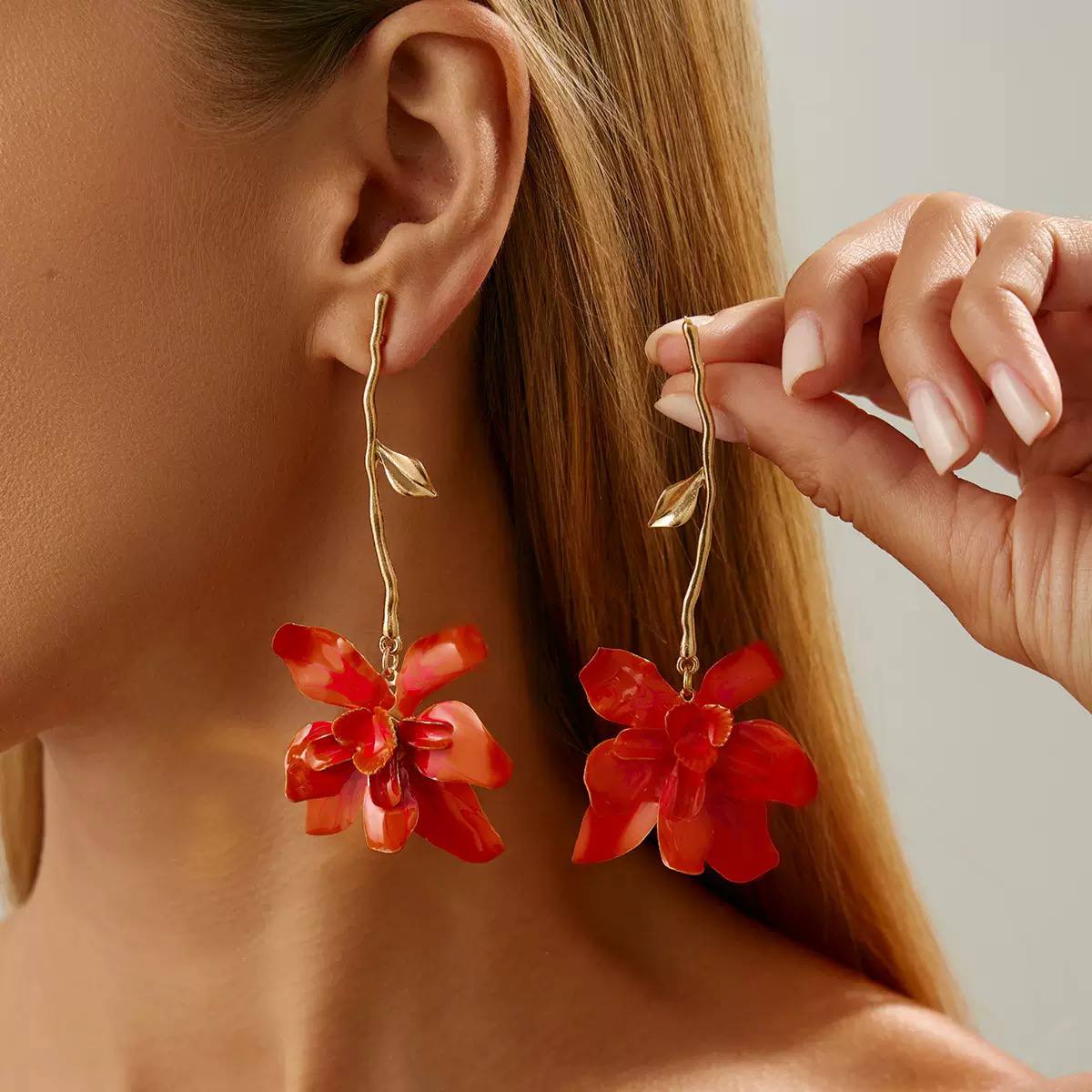 flower earring Jw0193