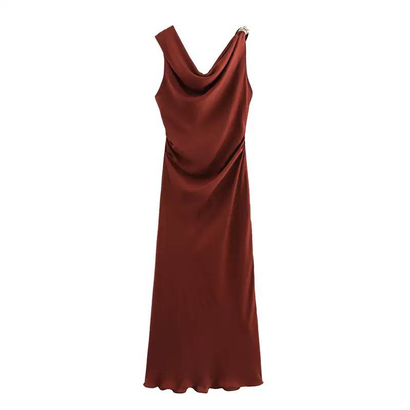 Silk dress D0750