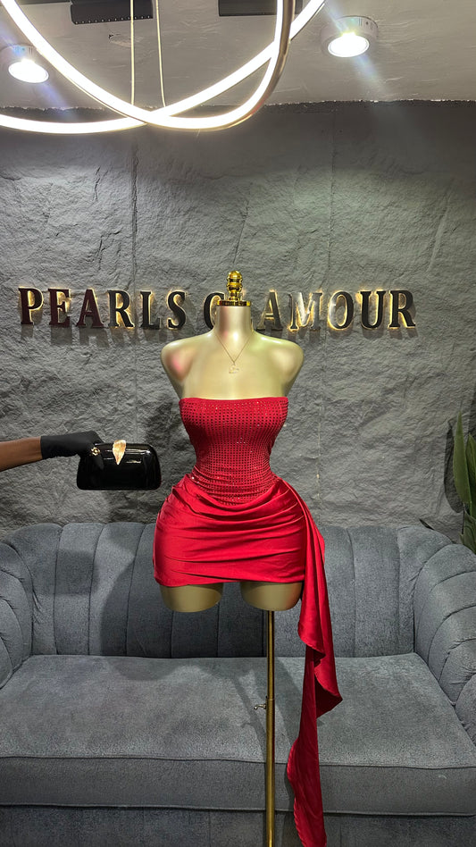 Crystal Studded dress D0754