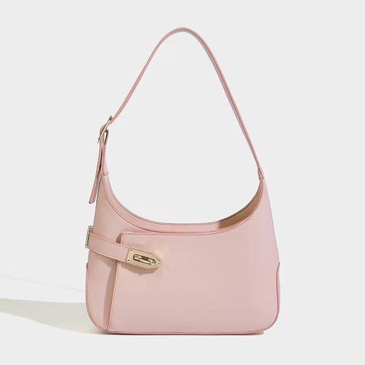 Nude and peach shoulder bag B140
