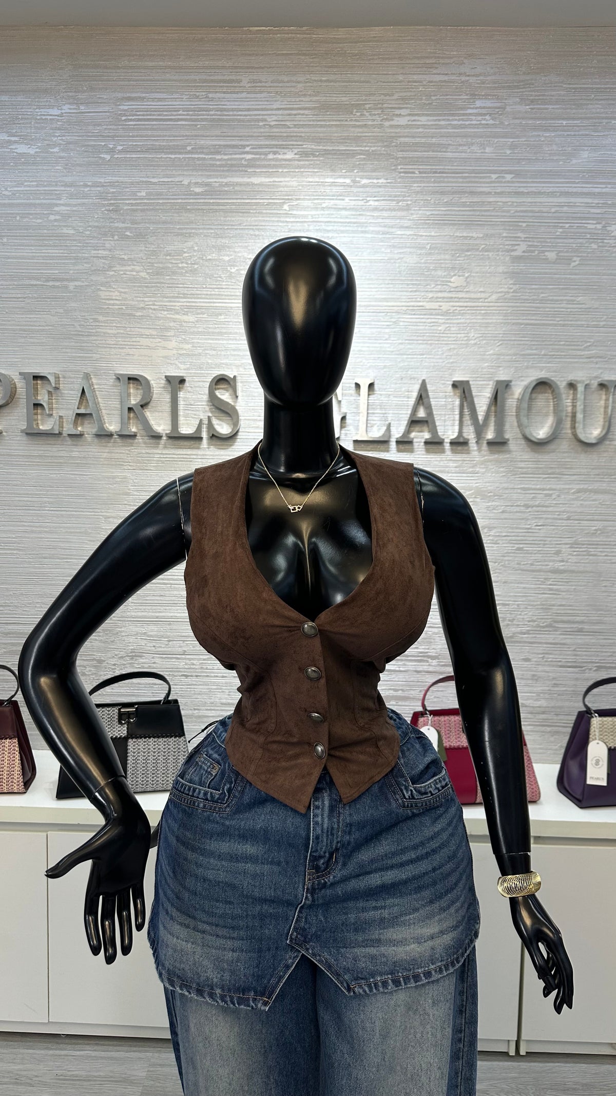 Suede Top T01074